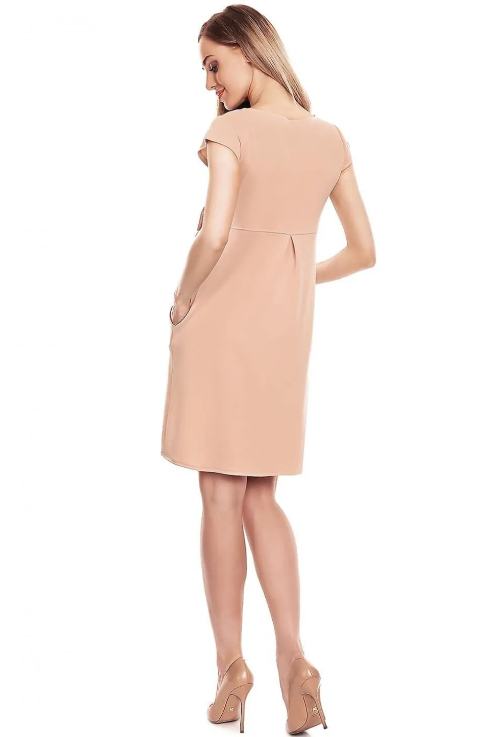 Robe grossesse beige