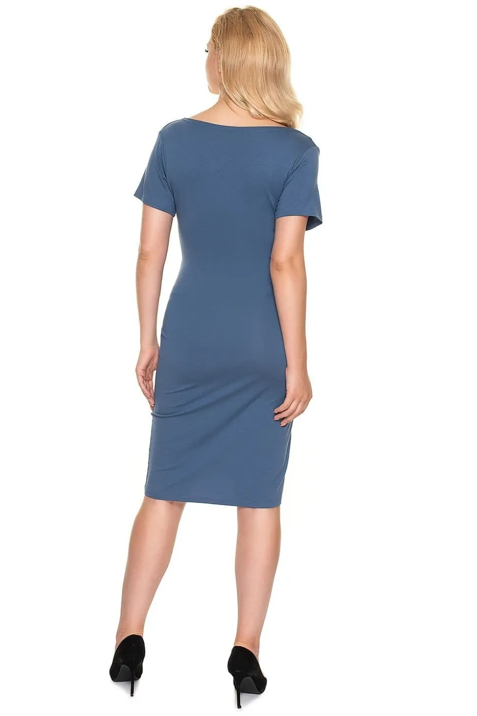 Robe grossesse bleue