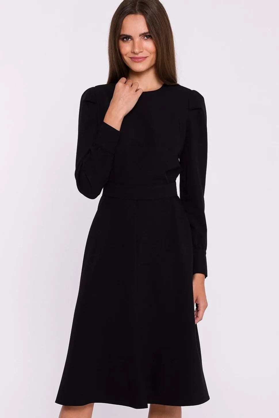 Robe habillée chic manches longues