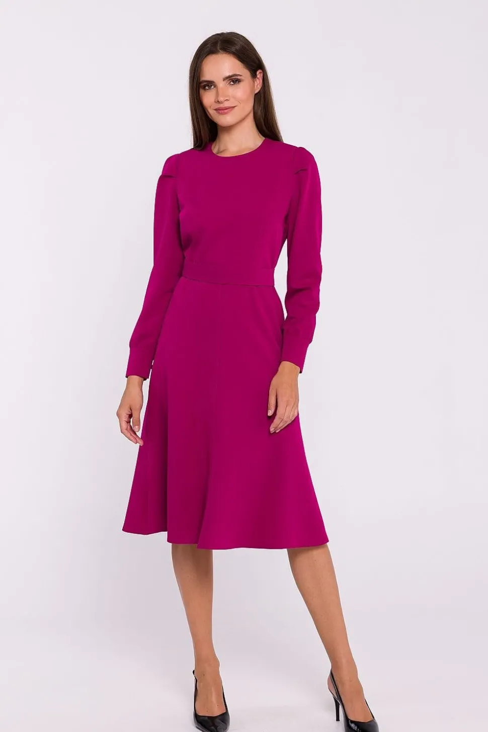 Robe habillée chic manches longues