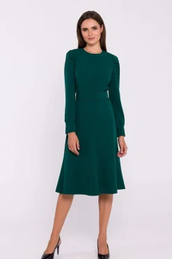 Robe habillée chic manches longues