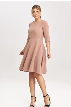 Robe habillée élégante manche longue
