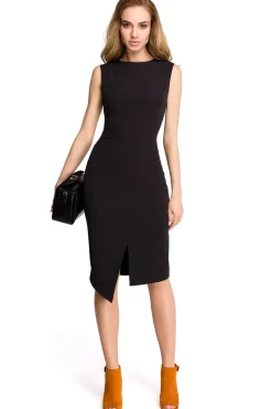 Robe habillée midi sans manches