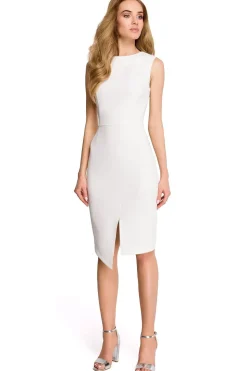 Robe habillée midi sans manches