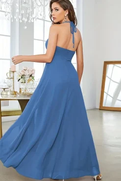 Robe invitée de mariage chic asymétrique