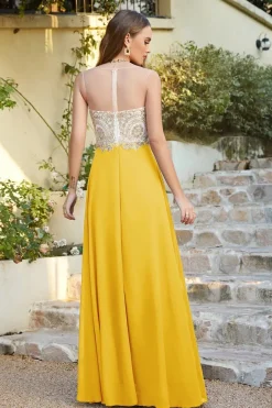 Robe invitée de mariage chic longue