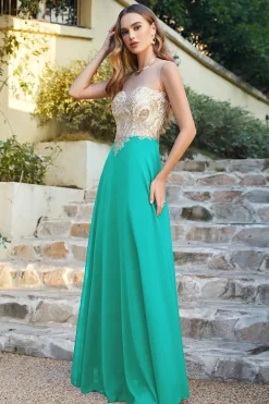 Robe invitée de mariage chic longue