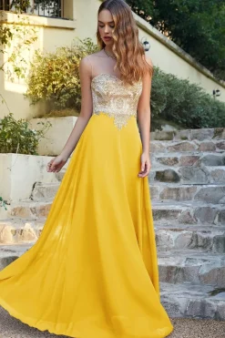 Robe invitée de mariage chic longue