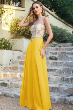 Robe invitée de mariage chic longue