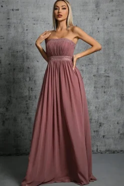 Robe invitée de mariage chic longue