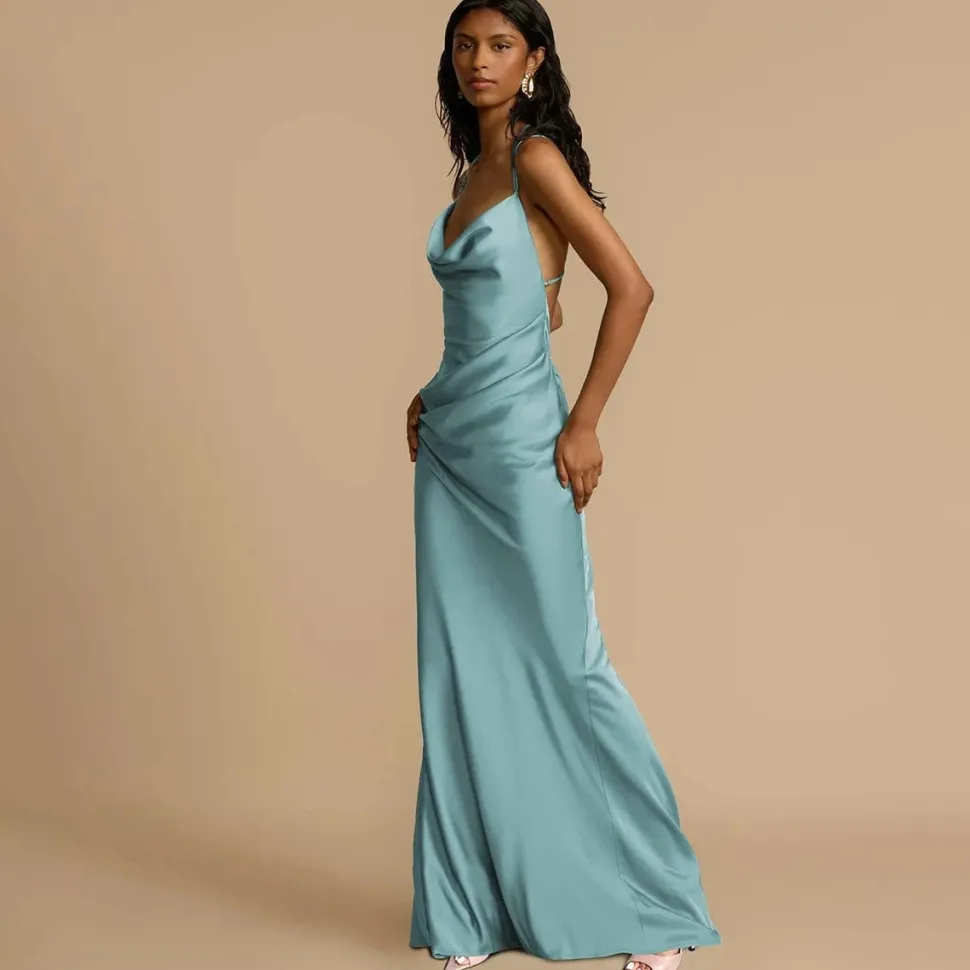 Robe invitée de mariage chic menthe