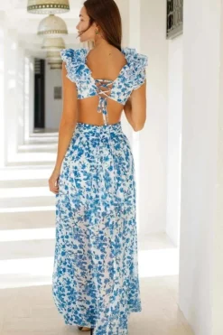 Robe invitée mariage bohème sexy longue