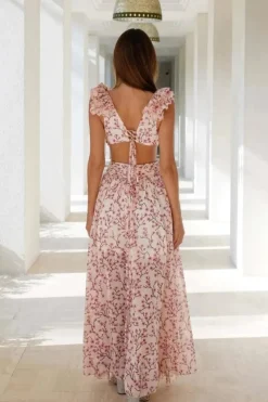 Robe invitée mariage bohème sexy longue