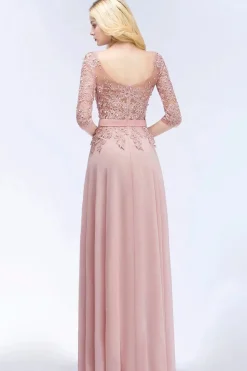 Robe invitée mariage chic haut dentelle