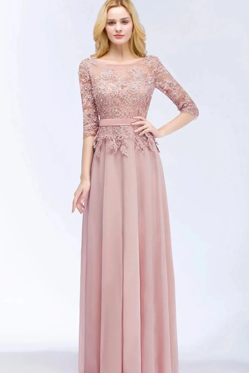Robe invitée mariage chic haut dentelle