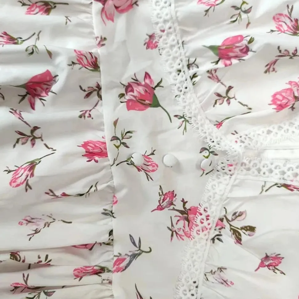 Robe invitée mariage fleurie courte