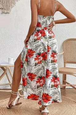 Robe longue bohème fleurie