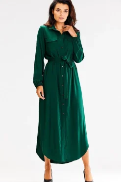 Robe longue chemise