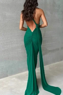 Robe longue dos nu chic