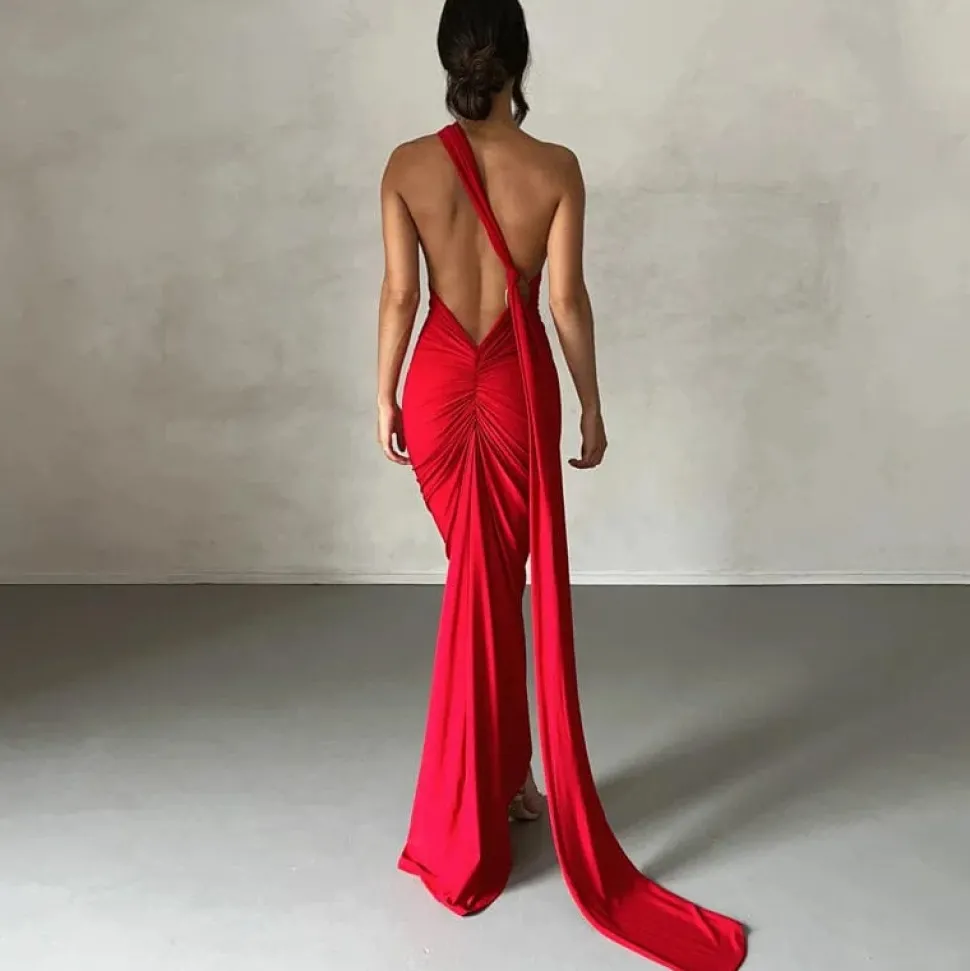 Robe longue dos nu chic