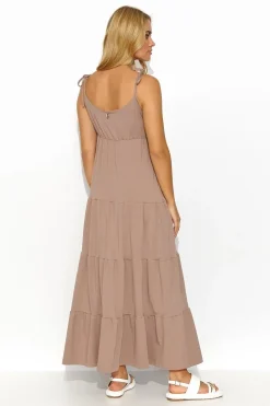 Robe longue taille empire