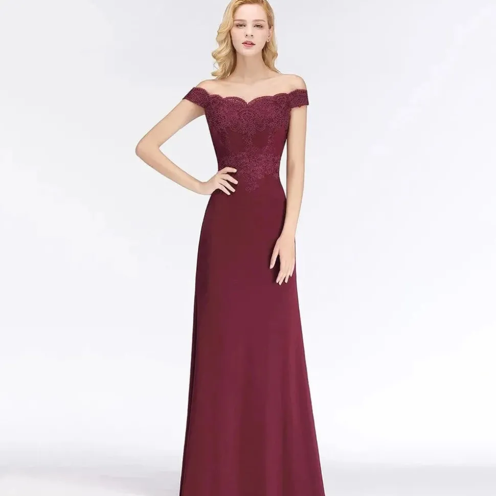 Robe pour mariage invité chic épaules dénudées