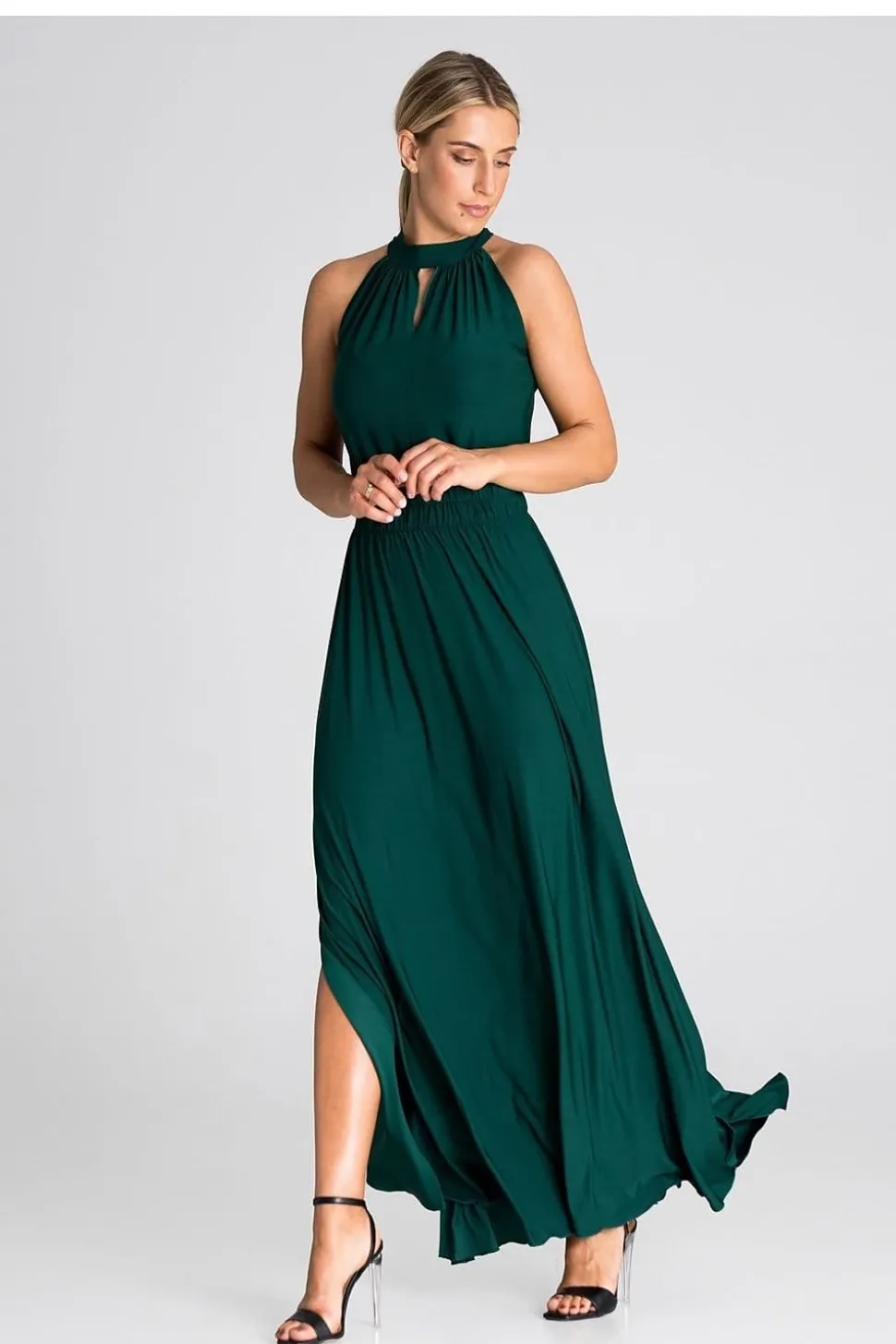 Robe pour mariage invitée chic longue