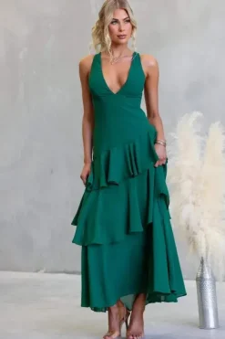Robe pour unvitée au mariage dos nu fluide