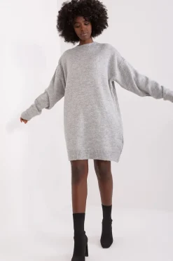 Robe pull casual manches longues