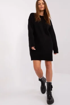 Robe pull casual manches longues