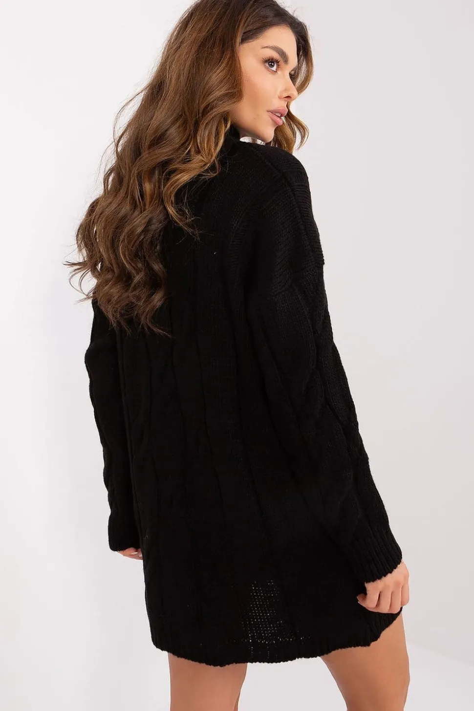 Robe pull décontractée manches longues