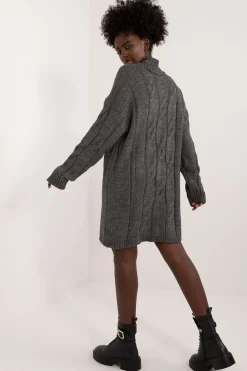 Robe pull décontractée manches longues