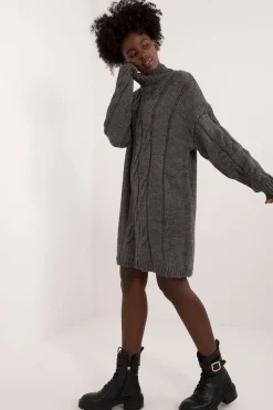 Robe pull décontractée manches longues