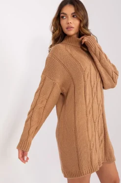 Robe pull décontractée manches longues
