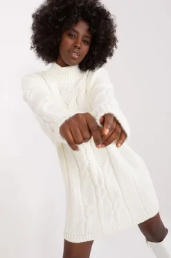 Robe pull décontractée manches longues