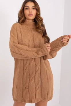Robe pull décontractée manches longues