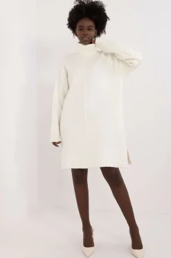 Robe pull hiver femme mi-longue