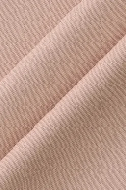 Robe rose poudrée midi évasée à bretelles