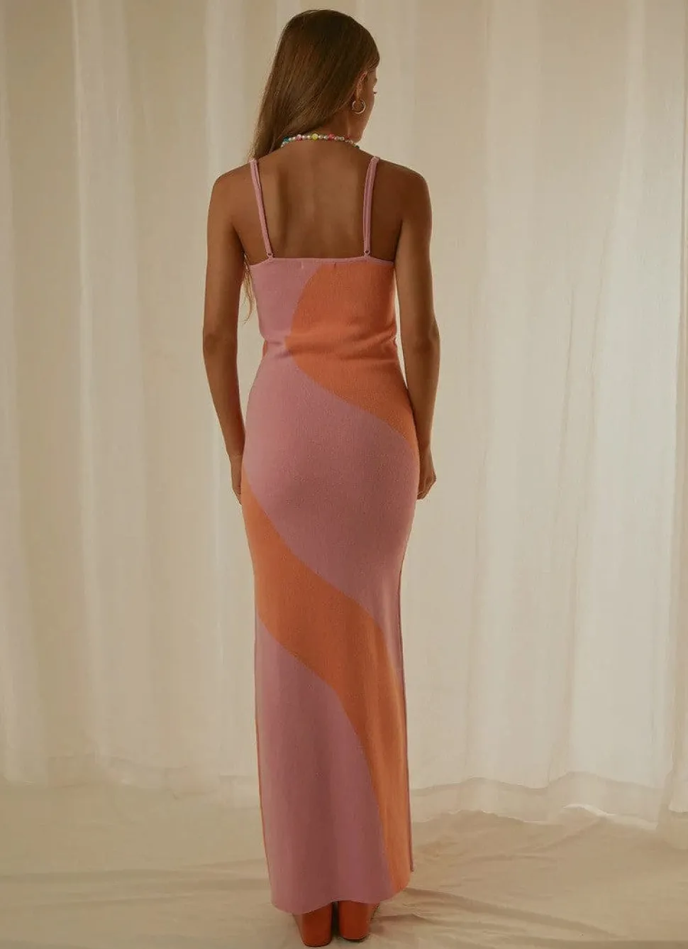 Robe sexy longue moulante dos nu