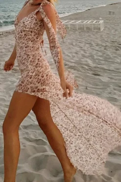 Robe été bohème longue dos nu