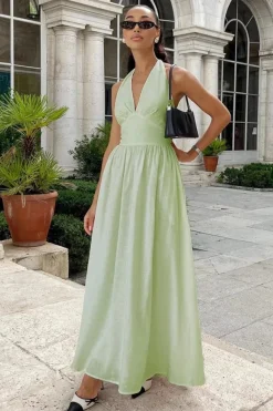 Robe été fluide longue sans manches