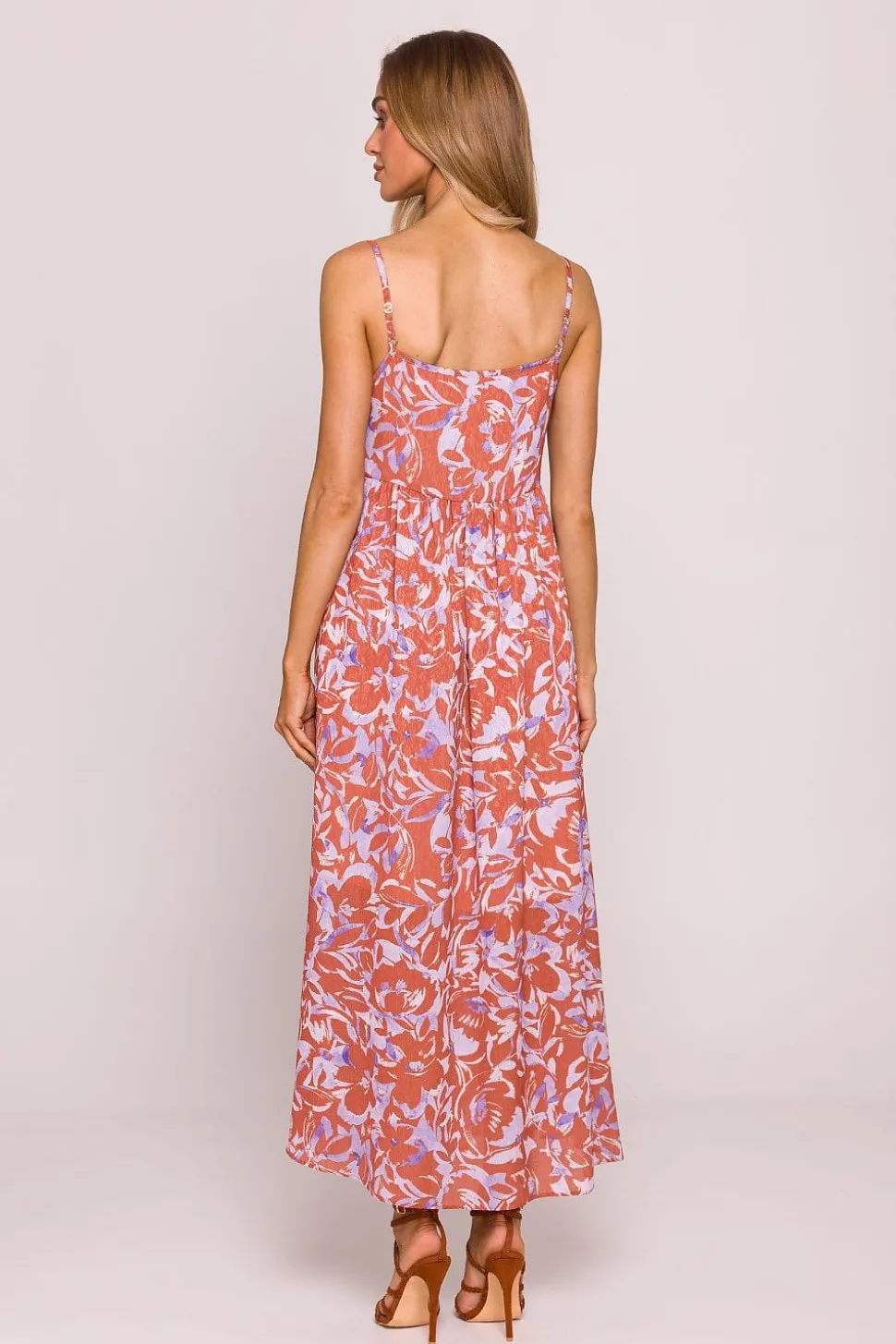 Robe été longue fleurie bohème