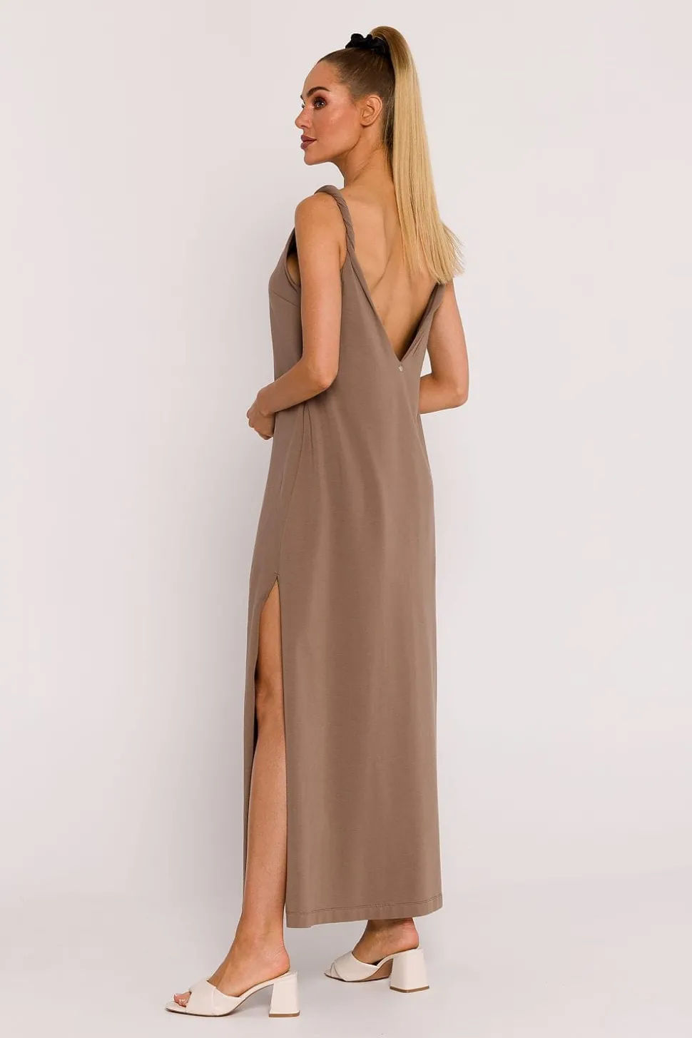 Robe été longue oversize dos nu