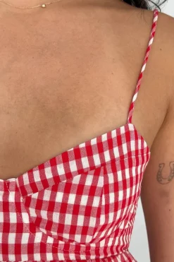 Robe été mini évasée à bretelles