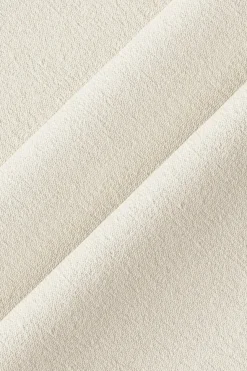 Robe évasée beige col chemise