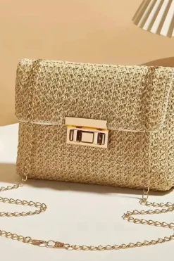 Sac bandoulière doré