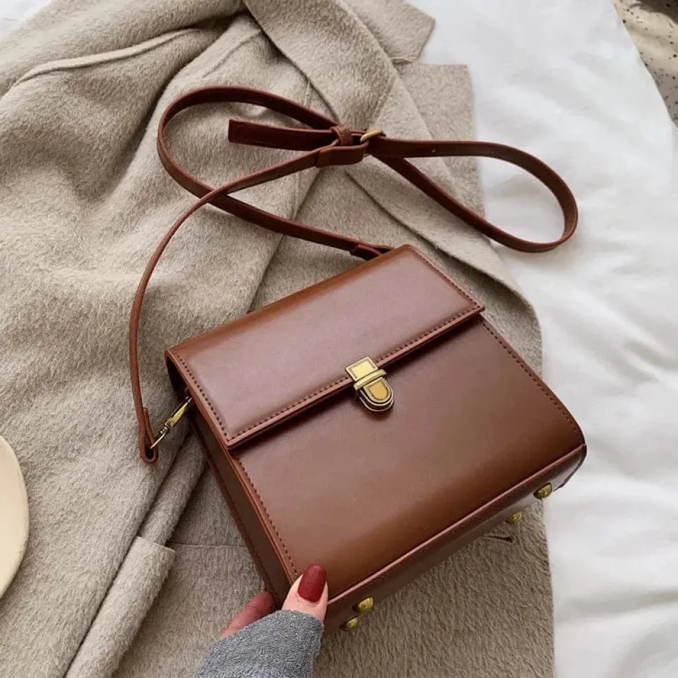 Sac à bandoulière marron