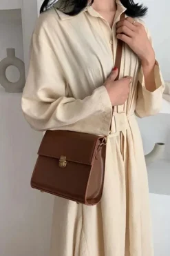 Sac à bandoulière marron