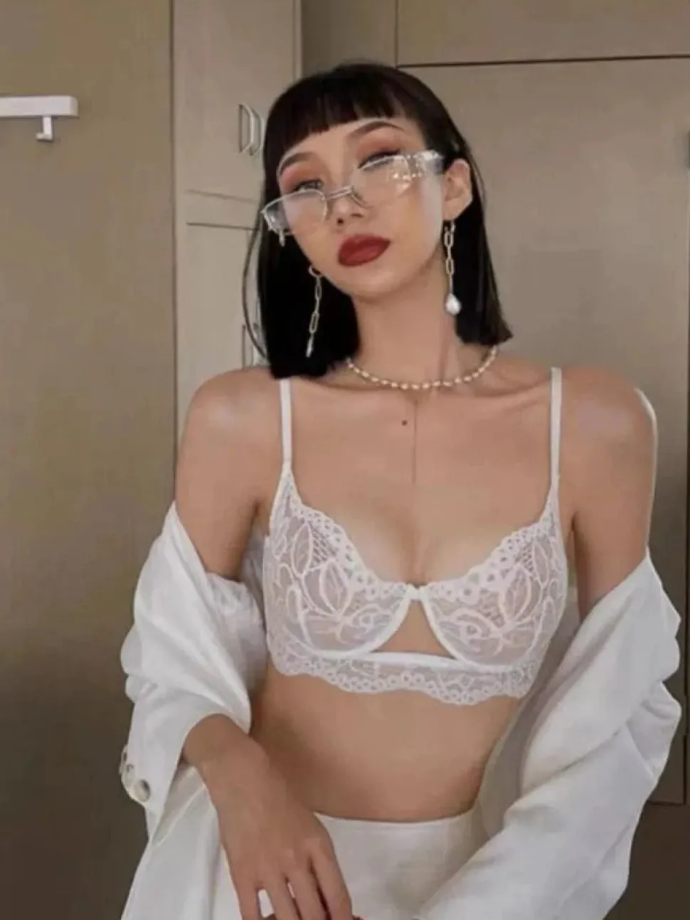 Soutien-gorge sexy blanc